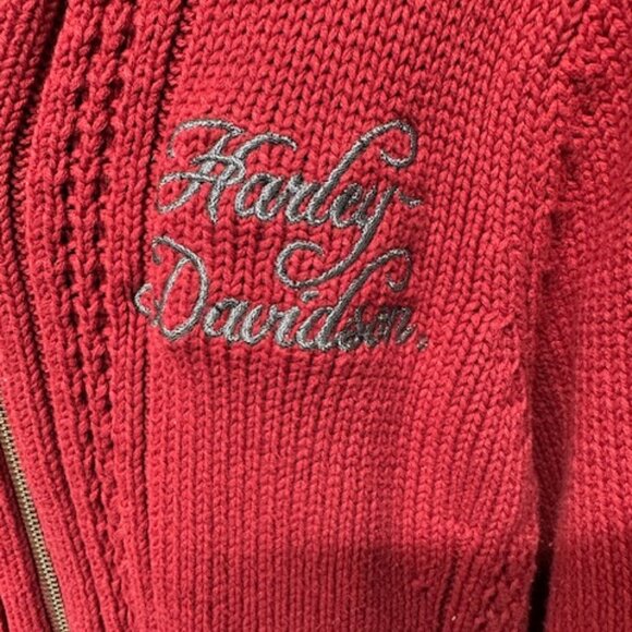 Harley Davidson Knit Sweater Woman's Size L - Picture 6 of 7